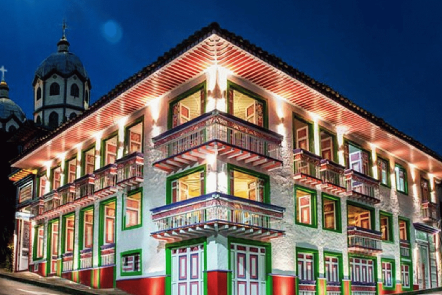 Salento, Cocora og Filandia Fuld plan fra Pereira/Armenien