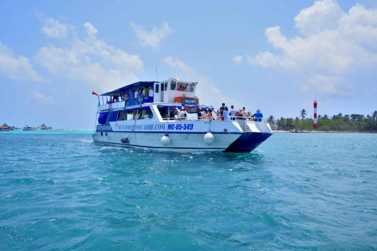 SAN ANDRES:COMBO Dia inteiro Jhonny Cay ou Aquário, Tour Bahia,Vuelta Isla Chiva