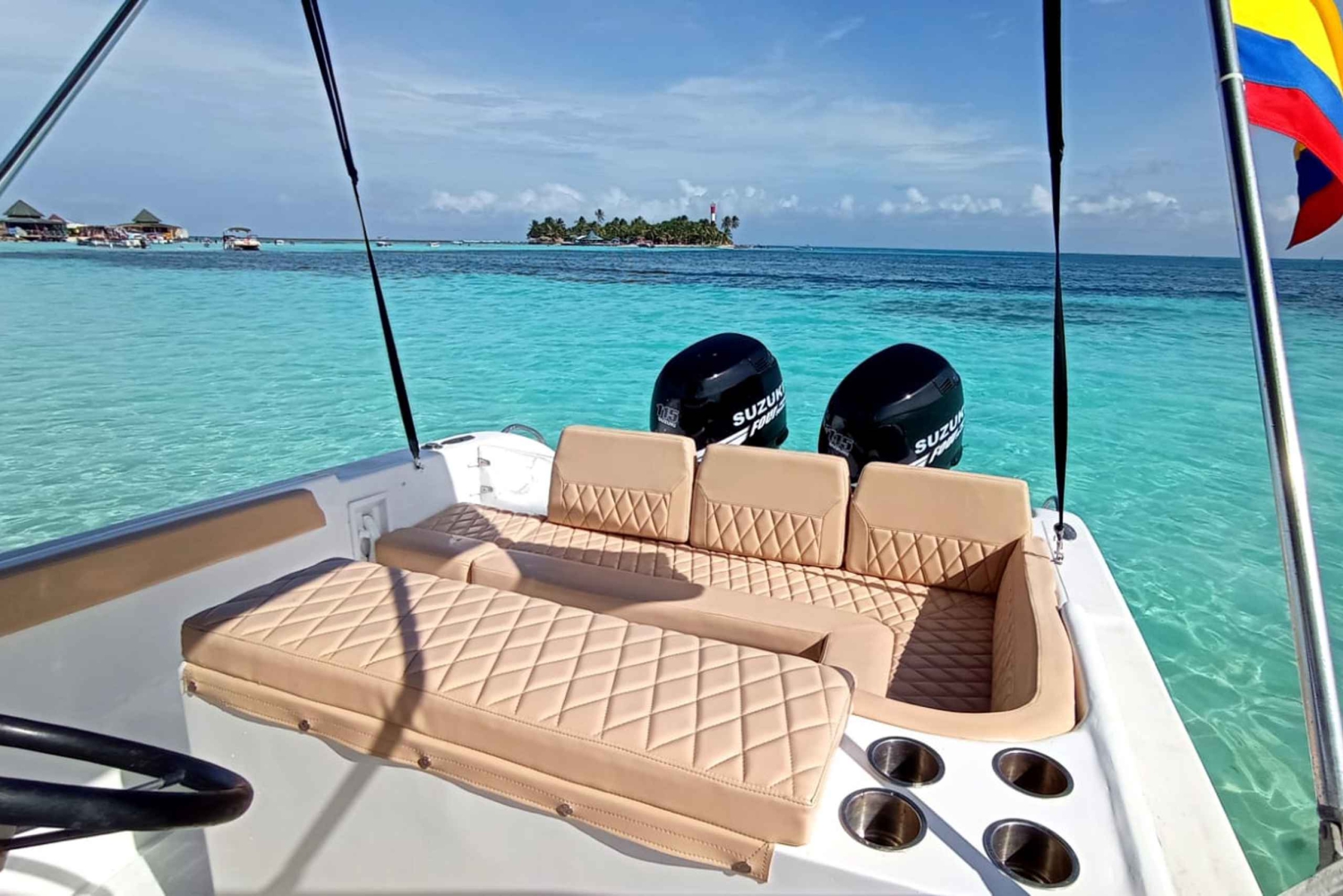 Сан-Андрес: частный тур по заливу Сан-Андрес на роскошном скоростном катере