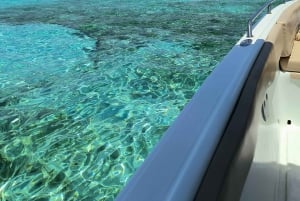 San Andres: Tour privato della baia di San Andres in motoscafo di lusso