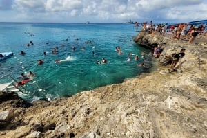SAN ANDRES: 's ochtends of 's middags terug naar het eiland met de trein + blaasgat