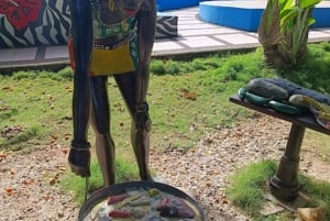 SAN ANDRES: 's ochtends of 's middags terug naar het eiland met de trein + blaasgat