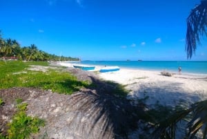 SAN ANDRES: 's ochtends of 's middags terug naar het eiland met de trein + blaasgat