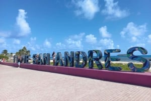 SAN ANDRES: 's ochtends of 's middags terug naar het eiland met de trein + blaasgat