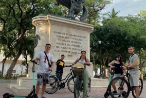 Santa Marta: City tour de bicicleta com guia local pelo centro histórico