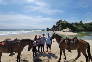 Santa Marta: paseo a caballo por la playa de Los Naranjos, Tayrona
