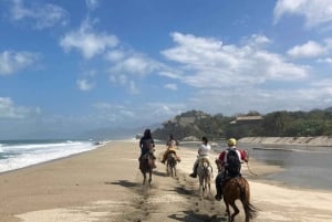Santa Marta: paardrijden op het strand Los Naranjos in Tayrona