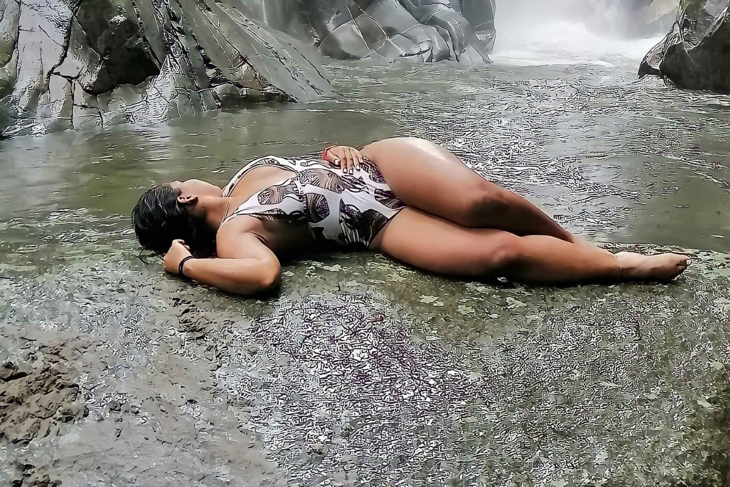 サンタマルタミンカコーヒー、ココア、滝1日ツアー