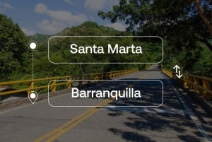 Santa Marta to or from Barranquilla Private Transfer