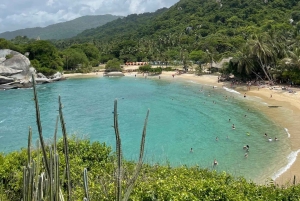 SANTAMARTA: TUR Cabo San Juan Del Guia Tredje sektorn av Tayrona nationalpark.