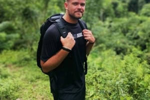 Tag på tur på oprindelige stier, kaffe ☕️, kakao, vandfald – Minca