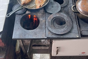 Tag på tur på oprindelige stier, kaffe ☕️, kakao, vandfald – Minca