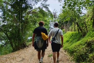 Tag på tur på oprindelige stier, kaffe ☕️, kakao, vandfald – Minca