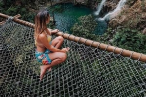 Tag på tur på oprindelige stier, kaffe ☕️, kakao, vandfald – Minca