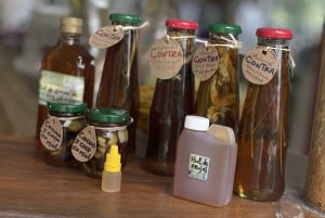 Tag på tur på oprindelige stier, kaffe ☕️, kakao, vandfald – Minca