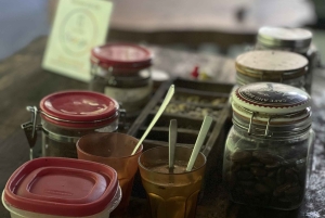 Tag på tur på oprindelige stier, kaffe ☕️, kakao, vandfald – Minca