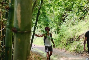 Tag på tur på oprindelige stier, kaffe ☕️, kakao, vandfald – Minca