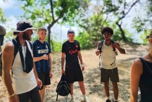 Tag på tur på oprindelige stier, kaffe ☕️, kakao, vandfald – Minca