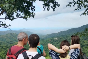 Tag på tur på oprindelige stier, kaffe ☕️, kakao, vandfald – Minca