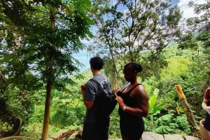 Tag på tur på oprindelige stier, kaffe ☕️, kakao, vandfald – Minca