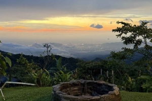 Tag på tur på oprindelige stier, kaffe ☕️, kakao, vandfald – Minca