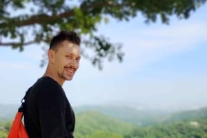 Tag på tur på oprindelige stier, kaffe ☕️, kakao, vandfald – Minca