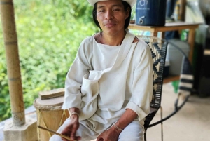 Tag på tur på oprindelige stier, kaffe ☕️, kakao, vandfald – Minca