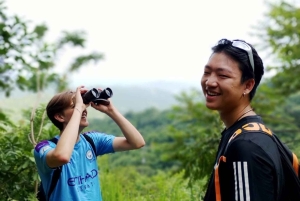 Tag på tur på oprindelige stier, kaffe ☕️, kakao, vandfald – Minca