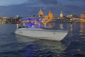 Tour privado en bote por la bahía de Cartagena