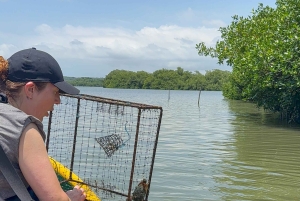 Almoço típico na praia, passeio pelos manguezais e pesca com os nativos