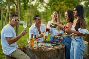 Villanueva: visite au coucher du soleil de la Fundación Loros avec dégustation de vin