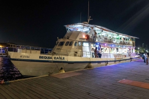 ホワイトナイトボートパーティー：ビュッフェディナー、ダンス、オープンバー