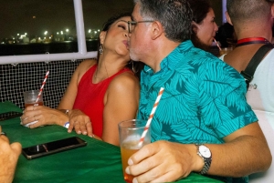 ホワイトナイトボートパーティー：ビュッフェディナー、ダンス、オープンバー