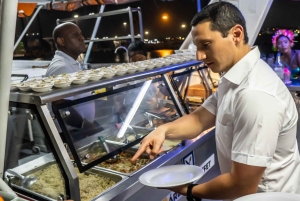 ホワイトナイトボートパーティー：ビュッフェディナー、ダンス、オープンバー