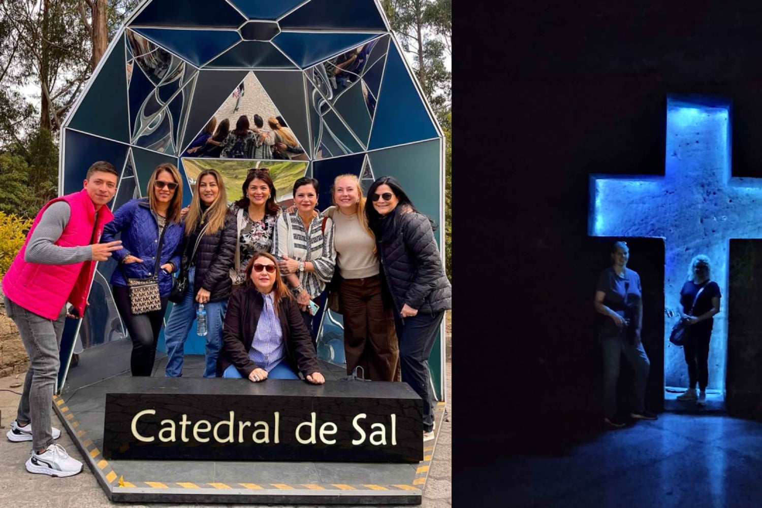 Zipaquira Petit groupe Cathédrale de sel et ville avec prise en charge