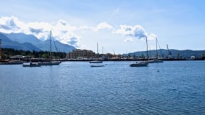 View over Marina Porto Montenegro from Seljanovo