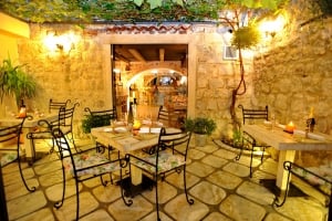 One of the famous Montenegrin restaurants - Trpeza Kotor