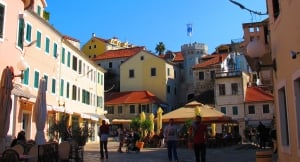 Clock Tower and Entrance to the Old Town Herceg Novi