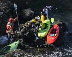 Kayaking on River Zeta
