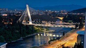 The Millennium Bridge in Podgorica