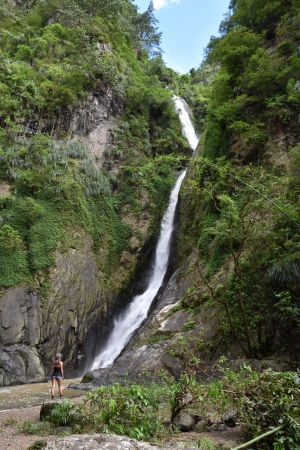Waterfall in San Cristobal Canyon, Barranquitas