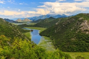 View over Skadar Lake National Park