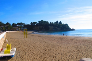 Small Beach close to the Old Town of Ulcinj