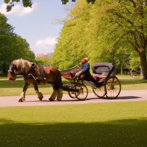 Horse-drawn Carriage Ride through Vondelpark