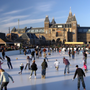 Ice Skating at Museumplein
