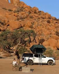Camping in Namibia