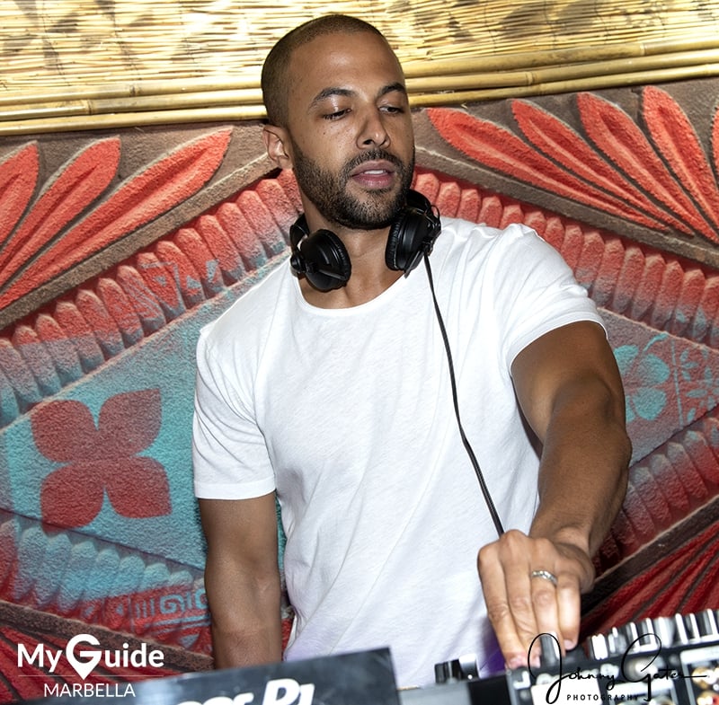 Marvin Humes Goes Old School at The Summer Launch of Mahiki Beach Marbella