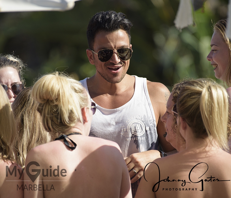 Peter Andre talks to Loose Women from Marbella