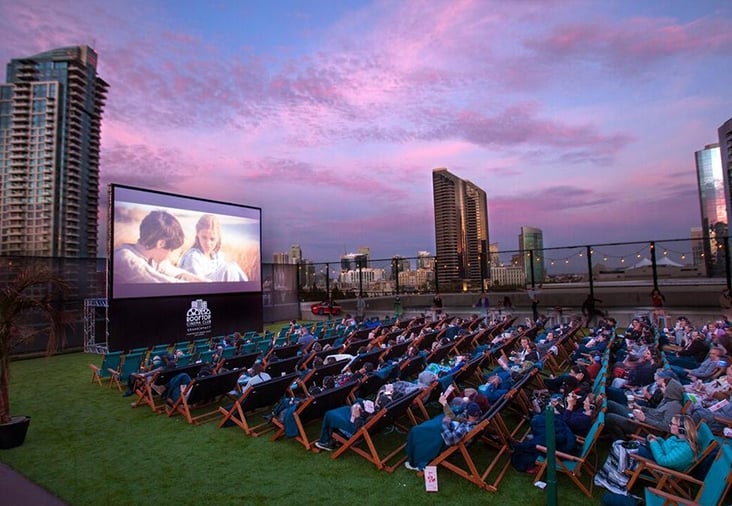 Rooftop Cinema in Miami