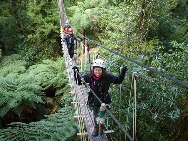Ziplining in Rotorua